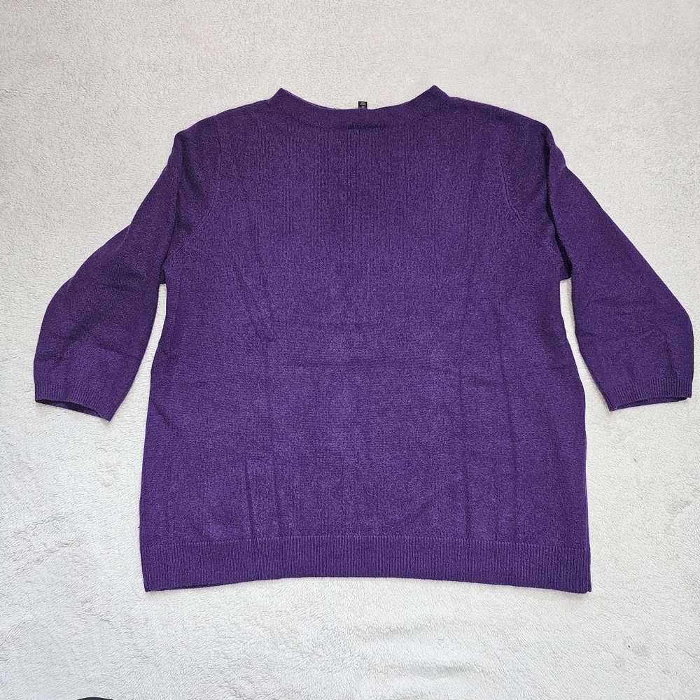 Talbots Audrey Cashmere Sweater Size XL - Picture 5 of 7
